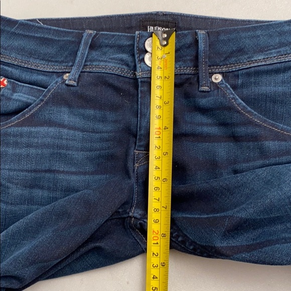 Hudson Collin flap skinny crop blue jeans 26 - Picture 9 of 11